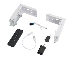 celexon Leinwand Motor HomeCinema Plus Tension - CLR UST, 110" weiß