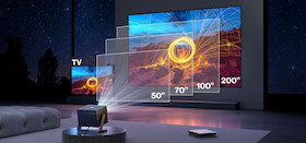 BladeCine Cube 600, Full HD Beamer, weiß
