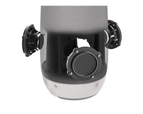 Owl Labs Meeting Owl 3 Premium Kamera mit 360°-Kamera, Mikrofon und Lautsprecher + Erweiterungsmikro