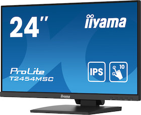 iiyama ProLite T2454MSC-B2AG 24" PCAP 10-Punkte Touchscreen-Monitor mit IPS-Panel-Technologie und An