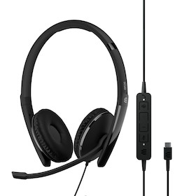 EPOS ADAPT 160T ANC USB-C - schnurloses Dual Headset mit USB-C und ANC | zertifiziert für Microsoft