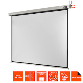 celexon Rolloleinwand Professional 160 x 120 cm - 4:3 - Gain 1,2 - 79"