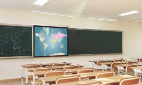 Optoma DS-1109PMG+ Rollo Leinwand, 234 x 146.3 16:10, mattweiss