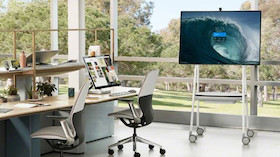 Steelcase Roam Rollständer für Surface Hub 2S
