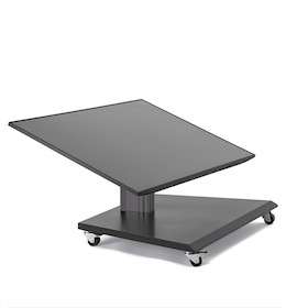 Hagor BrackIT Stand Low Tilt mobiles Standsystem für Vorschaumonitor - 32" - 55" | max. VESA 400x400