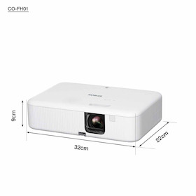 Epson CO-FH01 Kompakter Heimkino Beamer mit 3.000 ANSI Lumen und Full HD