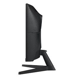 Samsung 27" Odyssey G55C QHD 1000R Curved Gaming Monitor mit 165 Hz Bildwiederholrate