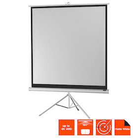 celexon Stativleinwand Economy 219 x 219 cm - White Edition