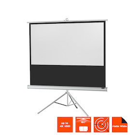 celexon Stativleinwand Economy 219 x 123 cm - White Edition
