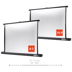 celexon Tischleinwand Professional Mini Screen 66 x 37cm