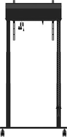 iiyama MD-CAR2031-B1 Elektrisches Pylonensystem für Displays bis 98"