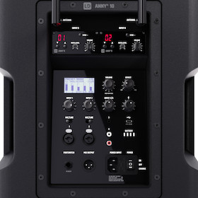 LD Systems ANNY 10 HBH 2 B8 10" Mobiler Bluetooth® PA-Lautsprecher mit Akku, Mixer, 1x Funkmikrofon