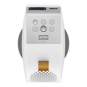 BenQ GV50 Mini-Beamer mit Deckenprojektion, Google TV & kraftvollem 2.1-Sound - Demoware Gold