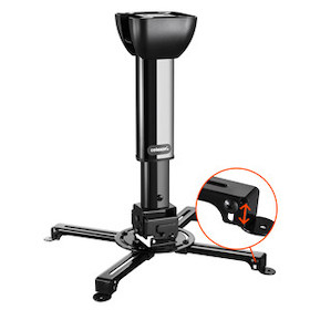 celexon Beamer-Deckenhalterung universal MultiCel Pro 3040 - schwarz - 30-40 cm