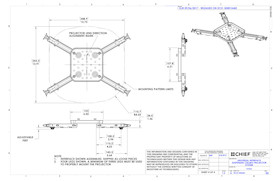 Chief SYSAUW Projektor-Deckenhalterung für abgehängte Decken