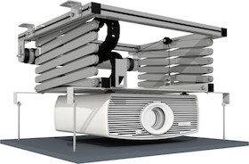 celexon Beamer Deckenlift PL2000 Plus - max. ausfahrbar bis 196 cm - 25kg Traglast