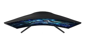Samsung 27" Odyssey G55C QHD 1000R Curved Gaming Monitor mit 165 Hz Bildwiederholrate