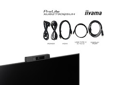 iiyama ProLite XUB2790QSUH-B2 27" IPS-Monitor mit integrierter Windows Hello Kamera, Mikrofon und US