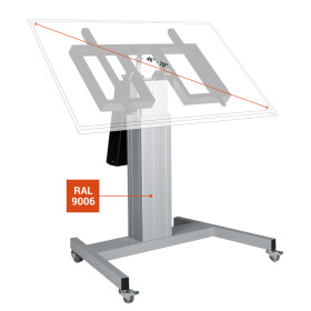 celexon Display-Rollwagen Adjust-V4670L (mit Kippfunktion)