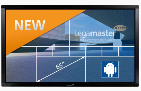 Legamaster e-Screen ETX-6500 schwarz 65" Touchscreen, Full-HD