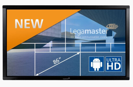 Legamaster e-Screen ETX-8600UHD 86" Touchscreen mit 4K Auflösung