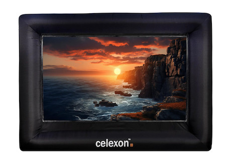 celexon aufblasbare Outdoor-Leinwand INF200