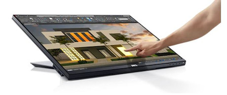 Dell P2418HT 24" LCD Monitor mit Full-HD und 6ms Reaktionszeit