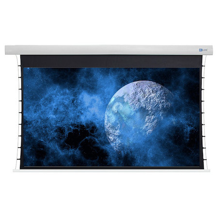 DELUXX Cinema Motor-Tensionleinwand Darkvision Kontrastgrau - 177x99cm - 80'' - 16:9