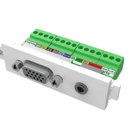 Vision TechConnect 3 VGA+3.5mm module - modulares Faceplate-Snap-In