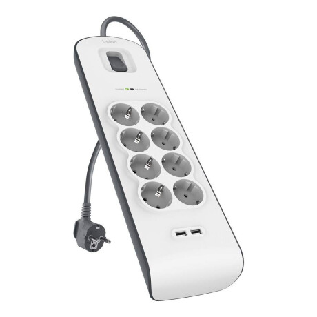 Belkin Surge Plus 8-fach Steckdosenleiste mit Überspannungsschutz