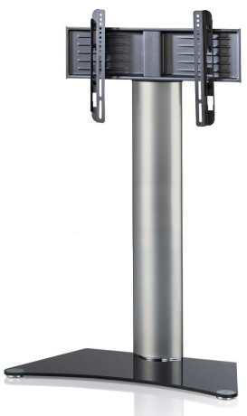 VCM TV Standfuß "Zental" Schwarzglas
