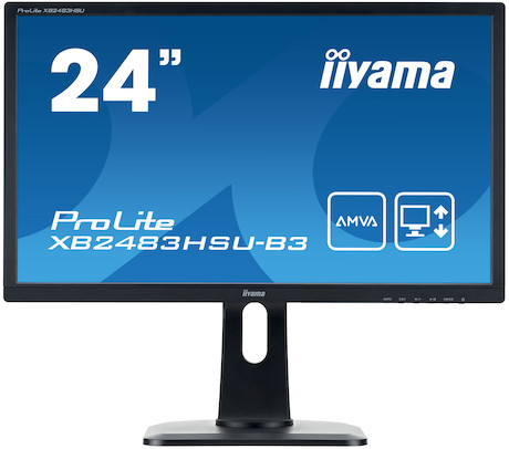 iiyama ProLite XB2483HSU-B3 24" LCD Monitor mit Full-HD und 4ms