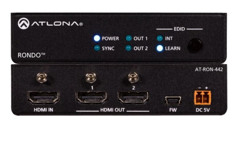 Atlona AT-RON-442 HDMI Splitter, 1 X 2