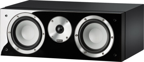 Magnat Quantum Center 73 Centerlautsprecher, 2-Wege Bassreflex, Doppelbass, piano schwarz