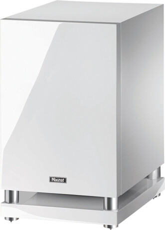Magnat Quantum 731 A Aktiver Subwoofer, Bassreflex, Downfire, piano weiss