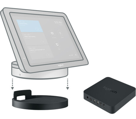 Logitech Smartdock Flex Erweiterungs Kit für mehr Flexibilität in Ihren Meetings