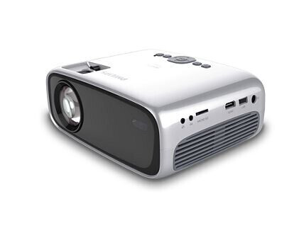 Philips NeoPix Easy+ Mini-Projektor Pico-Beamer - 2600 Lumen - WVGA - Bluetooth + WLAN