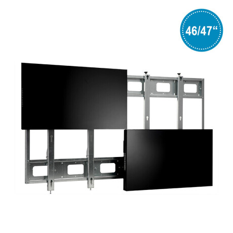 Hagor Feinjustierbarer Videowall Mehrfachrahmen VWR-Rahmen 3x3 Landscape 46/47″