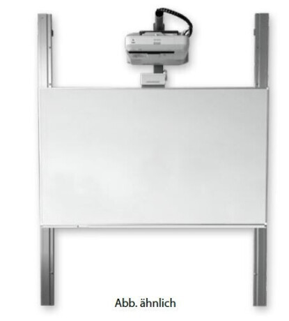 KROmedia Whiteboard-Lösung mit interaktivem Beamer und Tafelflügeln