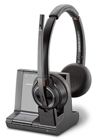 Plantronics W8220-M SAVI Microsoft Schnurloses DECT-Headset-System