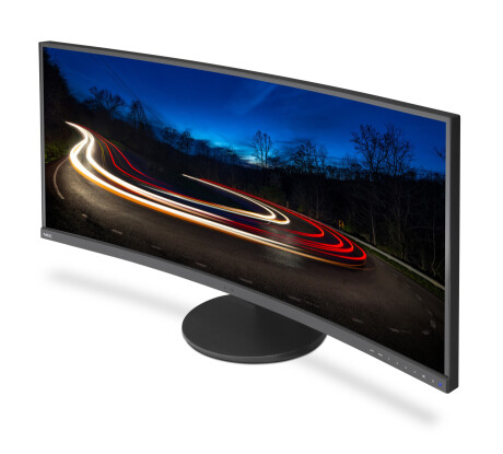 NEC MultiSync EX341R, weiss 34'' Curved-Business-Monitor mit 5ms und 3440 x 1440 Auflösung