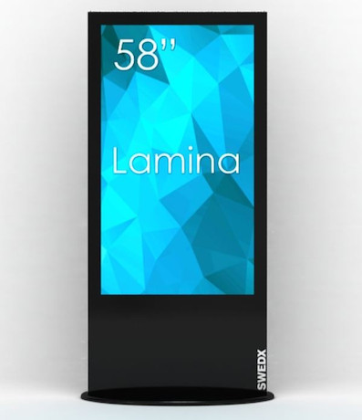Swedx Lamina 50" Alu - B / 4K, schwarz