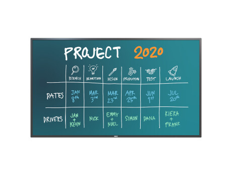 NEC MultiSyn® V864Q IGB 86'' Digital Signage Display mit UHD Auflösung