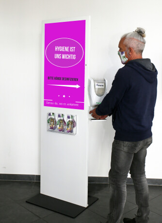 Safety Stand vorbereitet für 43" Display