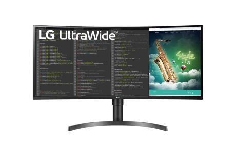 LG 35WN75C-B 35'' Ultrawide Curved-Monitor mit 5ms und QHD