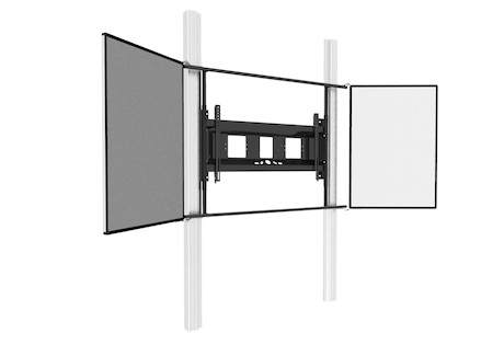 celexon Expert manuelles 2-Säulen-Pylonensystem Adjust-6586W für Displays mit Flügeln