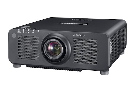 Panasonic PT-RZ690BE mit Objektiv, schwarz Installationsbeamer mit 6.200 Lumen