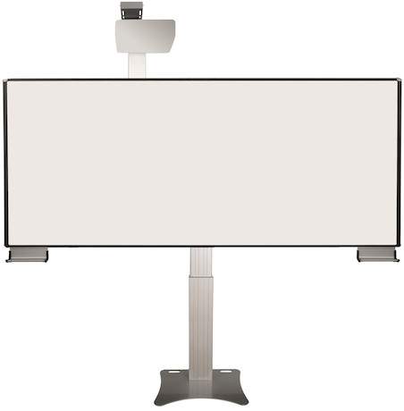 celexon Expert elektrisch höhenverstellbare Pylonentafel Adjust 300 x 120cm PEN
