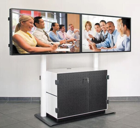 PeTa Konventionmobil PUR for 2, Das Mobil für 2x Displays bis 40 kg / 1 Display bis 80 kg