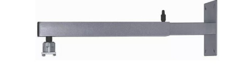 PeTa Wandhalterung STANDARD für Half Coupler M10, 70 - 130 cm, silber
